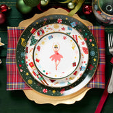Nutcracker Ballet Tidbit Plates - Set of 4